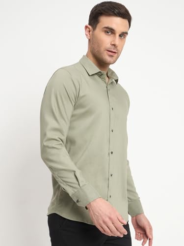 Image of Men's Soft Stretchable Fabric Regular fit Casual Shirt.