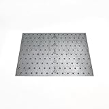 BK SHOP 50x Lochblech verzinkt 120 x 200 x 2 mm, Flachverbinder verzinkt, Rostschutz durch Zinkbeschichtung, Mit CE-Zertifikat, Ideal für Bau und Möbelmontage