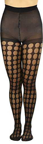 Image of ToBeInStyle Women's Fun Polka Dot Tights Pantyhose & Thigh High Socks Hosiery