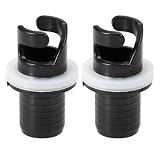 IMLDUY 2 Stück Ventil Adapter für Schlauchboot & SUP, Schlauchadapter Stecker Pumpenadapter für Kompressor und Luftpumpe, Kajak Luftventil Zubehör, Auslaufsicherer Ventiladapter für Surfbrett Boot