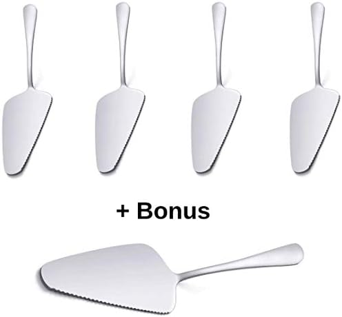 The MasDus Best Cake Server Set Pie Server Cake Cutter Cake cutter and Server Stainless Steel Cake Slicer Pizza Server Cake Lifter Set 4