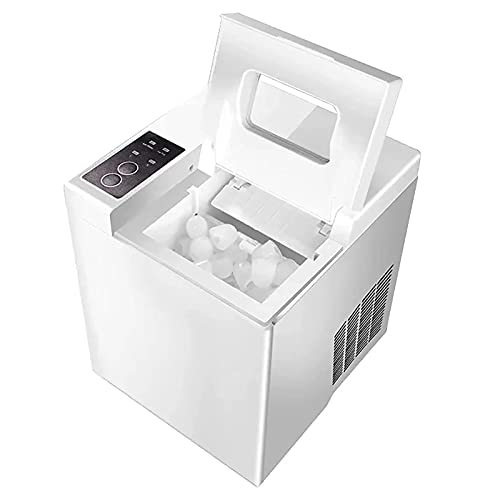 Fabricadora de hielo portátil 15Kg/24h con LCD y 7 cubos miniatura 1