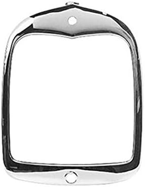 Speedway Motors Chrome Radiator Grille Shell Authentic Stamped Steel Reproduction with Hood Hinge Bracket, Pre-Drilled for Hood Lacing, compatible with 1928-1929 Ford Model A