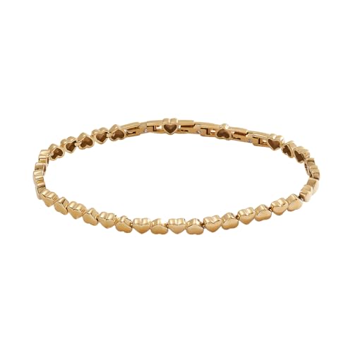 Alex and Ani Heart Charm Tennis Bracelet