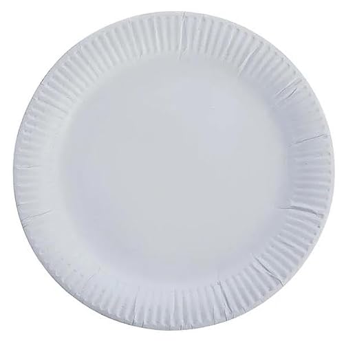 Poppies White Paper Plates 178Mm (1000 Pack)