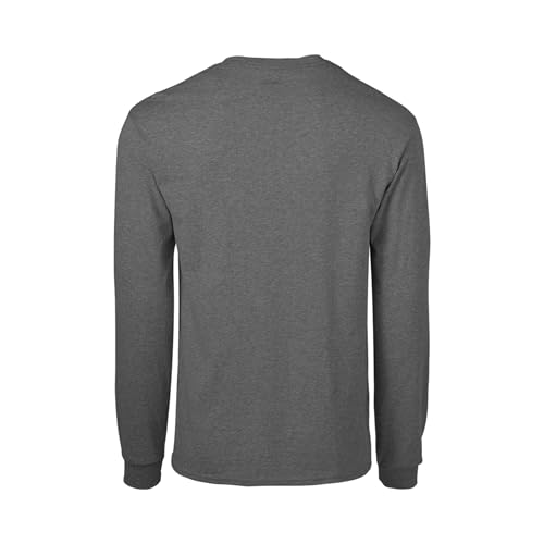 Soffe mens Midweight Cotton Long Sleeve T-Shirt, 1 & 2 Packs3