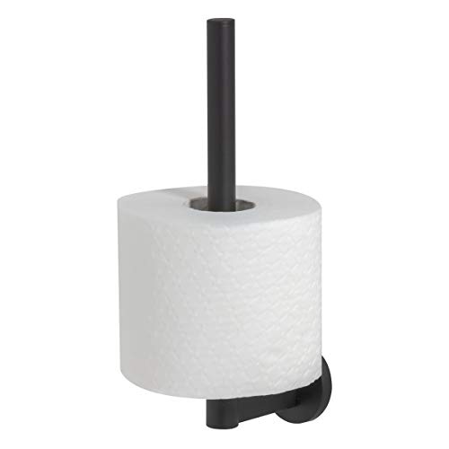 Tiger Noon Spare Toilet Roll Holder, Black, BxHxT: 5 x 24,5 x 9,4 cm
