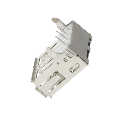 Conector hembra tipo A G54 de 4 pines y 90 grados para placas electrónicas, 100 unidades 4