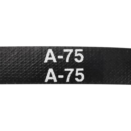 Image of uxcell 3pcs A75 or 4L770 Classic Wrapped Rubber V-Belt, 75 inch(1900mm) Inside Circumference, A Profile V Belt