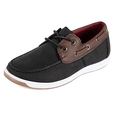 Image of Boys Loafers Kids Casual Boat Shoes School Boys Dress Shoes