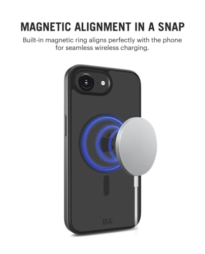 Image of DailyObjects Polycarbonate Nimbus 2.0 Magnetic Protective Cover Compatible with iPhone 16e |Camera & Body Protection|Anti Shock,Scratch Resistant|Precise Cutouts & Modern Design|Wireless Charging