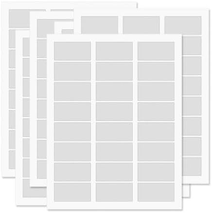 Miniatura 5 de How Do You Do Etiquetas de dirección personalizadas de lujo, juego de 144, autoadhesivas, etiquetas grandes de selección de hojas planas