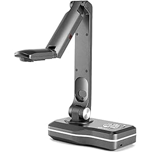 JOYUSING V508 VGA/HDMI/USB Three Mode 8MP Document Camera for Teachers, Mac, Windows, Chromebook Compatible Excellent…