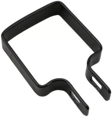 2" x 2" Black Square Brace Bands Powder Coated Galvanized Steel (Pack of 10)