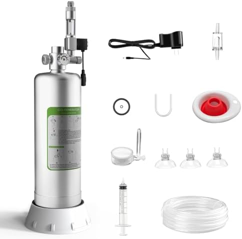 MagTool 2025 Upgraded 2.5-5L DIY Aquarium CO2 Generator Kit, Stainless Steel Bottle with Integrated Solenoid & Bubble Counter, Safety Valve, Main Switch, Complete Accessories for Planted Tanks image 5