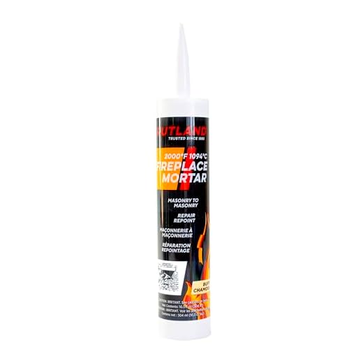 Rutland Products (Buff Rutland Fireplace Mortar 10.3 Oz Cartridge