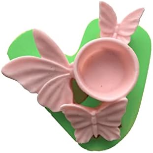 Kelebek Şeklinde Tea Light Mum Altlığı Kalibi 10x8x3 cm