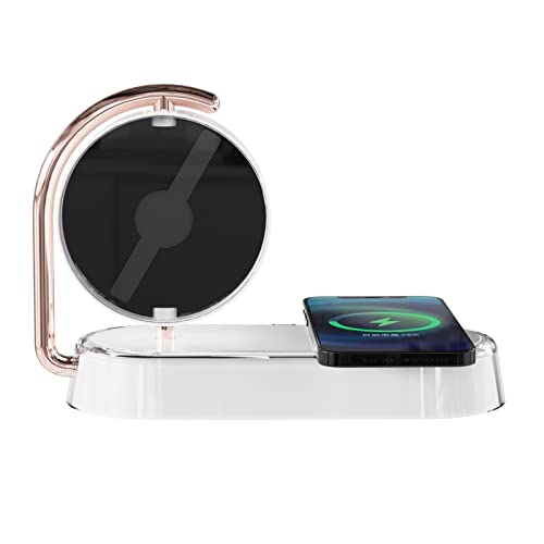 Ventilador Holográfico, Proyector holográfico 3D de ojo desnudo, máquina publicidad holográfica, imagen proyección Vertical, carga inalámbrica for teléfono móvil