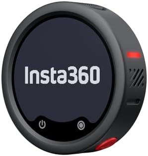 Insta360 Mic Pro Transmitter Graphitschwarz, kabelloses Mini-Lavaliermikrofon für iPhone/Kamera/Android, Videoaufnahme, anpassbares E-Ink-Display, 3-Mikrofon-Array, interne 32-Bit-Float-Aufnahme