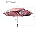 KAAVIYO Pink Deer Forest Umbrella Windproof Automatic Foldable Umbrells Auto Open Close for Men Women Kids