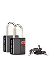 Conjunto De 2 Cadeados Wenger Com Chaves