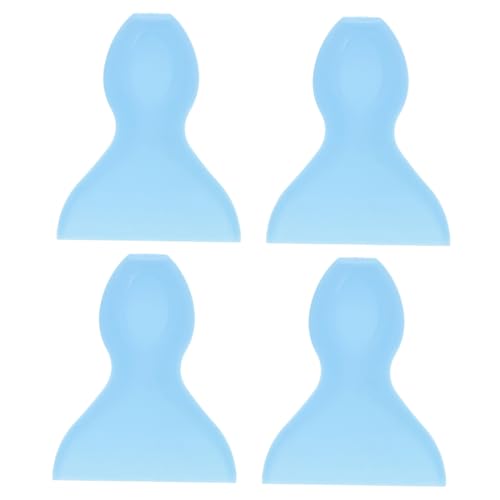 HOLIDYOYO 4pcs Vinyl Squeegee Durable Plastic Scraper for Windows Decals Lightweight Portable Tool for Easy Film Application Water Removal