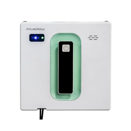 Image of MILAGROW Seagull Window Cleaning Robot, Automatic Cleaning with Intelligent Path Planning, 3000Pa Suction Power, Dual Nozzle Technology, Safety Rope, App /Remote Control