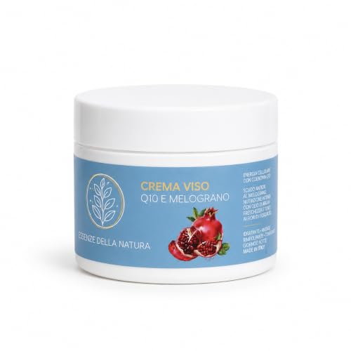 #Commissioniguadagnate<br>Crema Viso Anti Age Naturale Artigianale Q10 e Melograno – 50 ml