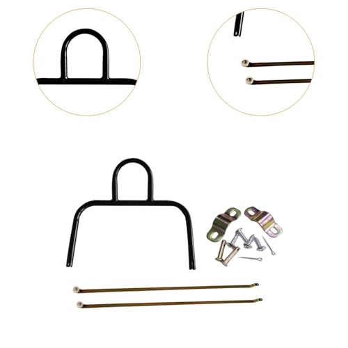 Pédale de rechange pour poubelles pièce robuste kit fixation mécanique bac plastique 100L