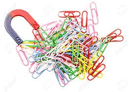 Créneau U Paper Clips - Multi Coloured for Office Home & School - 200 Clips