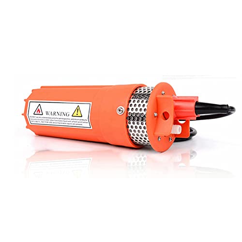 SIRUL Bomba Sumergible de Pozo Profundo de 12V CC, con Cable de 10 pies, Flujo Grande 1.6 GPM, elevación máxima 70 m / 230 pies, inmersión máxima 30 m / 100 pies Cover