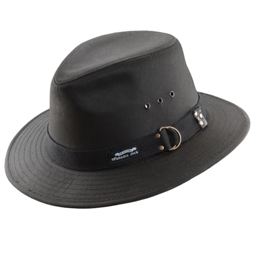 Panama Jack Mens Original Canvas Safari Sun Hat UPF 50 Sun Protection Cap 2.5 Brim product thumbnail 7