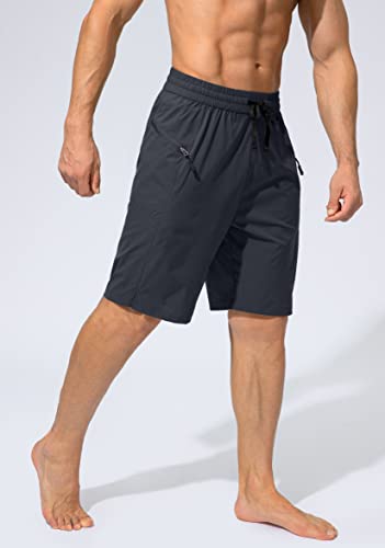 Men's Swim Trunks Quick Dry Board Shorts with Zipper Pockets Beach Shorts Bathing Suits for Men - No Mesh Liner3