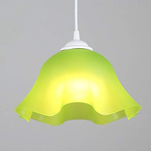 EI Dormitorio de iluminación Creativa para el hogar Sala de Estar Lámparas y lámparas de Personalidad Lámparas Minimalistas Frigobar Color del Escudo 27Cm Verde