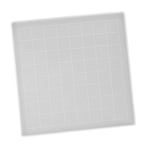 IWOWHERO Chess Mould Silicone Epoxy Mold for DIY Projects Non-Stick Material for Crafting Unique Chessboards