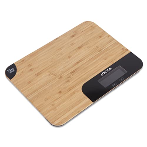 Miniatura 4 de JOCCA - Tabla de Cortar de Cocina de Bambú con Báscula Integrada, Tabla Báscula 2 en 1 con Pantalla LED, Bambú Higiénico, 35x26x2'5cm