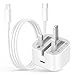 iPhone 14 13 Charger Plug and Cable [Apple MFi Certified], 20W Apple iPhone Fast Charger Plug with USB C to Lightning Cable Fast Charge for iPhone 14 Pro Max/14 Plus/13 Pro Max/12 Mini/11/XS/XR/8/SE