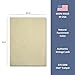 ThunderBolt Paper - 100 Natural Parchment 65lb Cover Cardstock Paper, 8.5x14 Inches, Legal/Menu Size, Printable Old Parchment Look