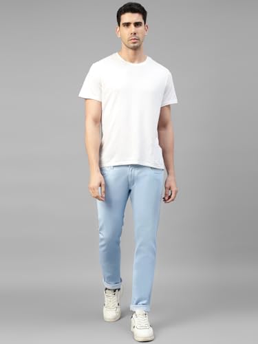 Image of Allen Cooper Regular Comfortable Mid Rise Denim Jeans for Men