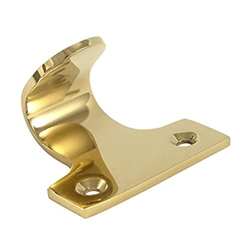 Bulk Hardware Bh02200 Maniglia Per Finestra Scorrevole, Anodizzata Ottone, Bianco, Set Di 2