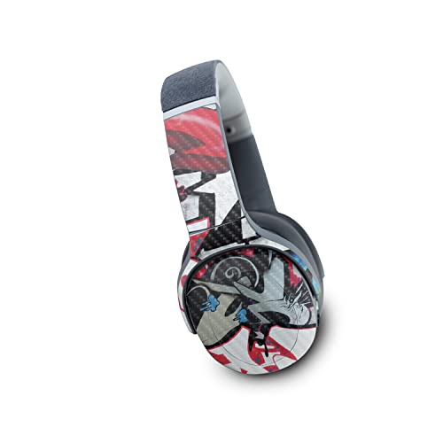 Image of MightySkins Carbon Fiber Skin Compatible with Skullcandy Crusher Evo Wireless - Graffiti Mash Up | Protective, Durable Textured Carbon Fiber Finish | Easy to Apply