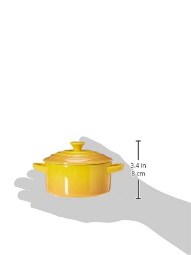 Image of Le Creuset Stoneware Mini Round Cocotte, 8oz., Nectar