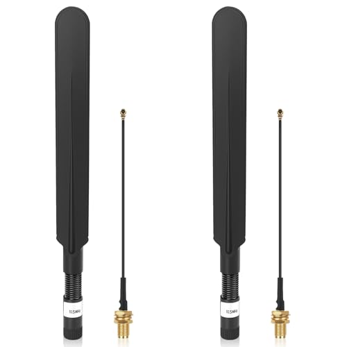 Antenne LoRa 915 MHz longue portée 10 dBi Meshtastic avec rallonge SMA mâle 10cm