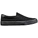 Lugz Mens Clipper Classic Slip-on Fashion Sneaker, Black/Black, 8 US