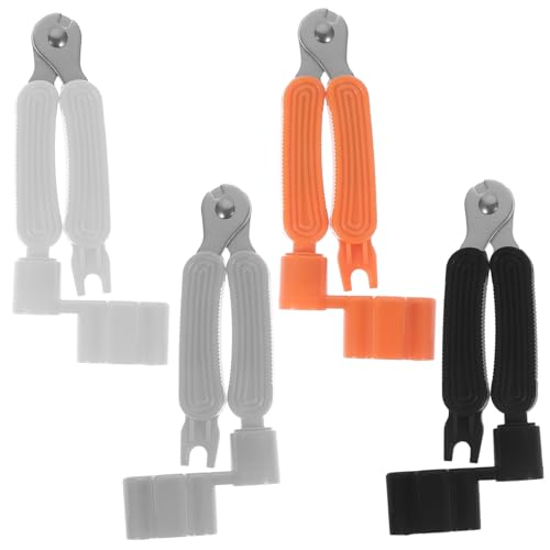 Levemolo Guitar String Winder Puller Kit 3 in 1 String Remover Bridge Pin Tool Guitar Maintenance Set Colorful Pack