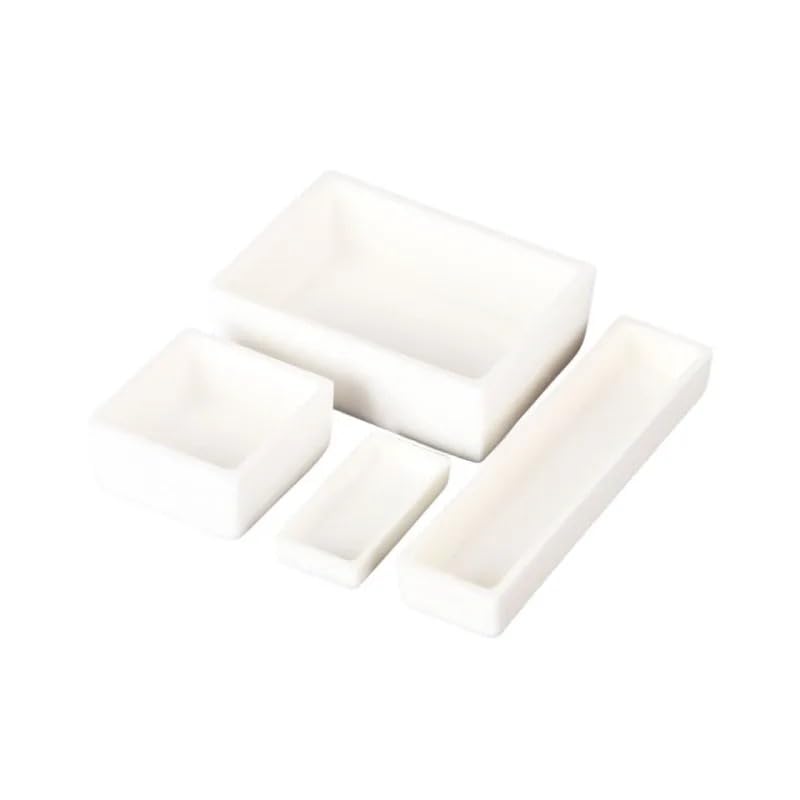 Aluminiumoxid-Tiegel, Tiegel aus 99% Aluminiumoxid, Hochtemperatur-Elektroofen, Sintern, Verbrennungsboot, mehrere Größen(160x140x120mm)