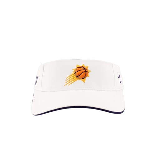 Image of ZHATS NBA Unisex-Adult NBA Officially Licensed Visor Impact White