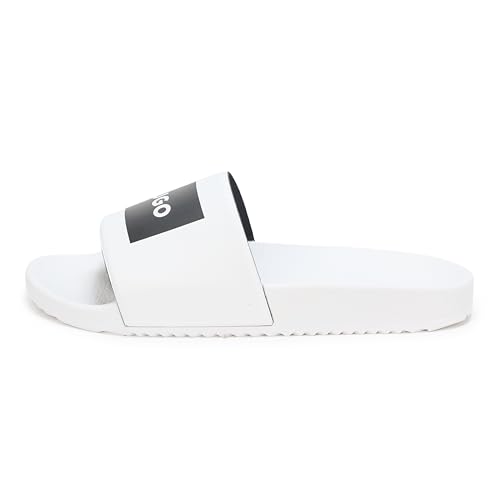 Image of HUGO mens Big Logo Label Slide Sandals