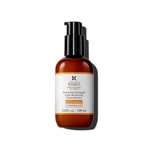 Kiehl’s Powerful-Strength 12.5% Vitamin C Serum, Line-Reducing Concentrate for Face, Boosts Radiance & Firmness, Smooths & Plumps Skin, with Hyaluronic Acid, Dermatologist-Tested, Paraben-free