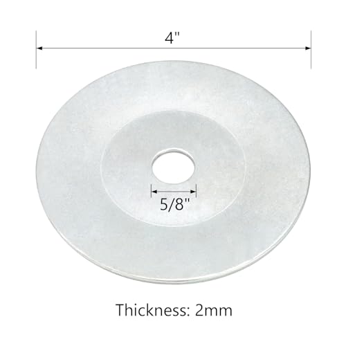 Image of 4 inch Airway Flange Kit Airway Buff Safety Flange Kit for Angle Grinder with 5 /8 inch Arbor Hole - 2 Sets / 4 Pcs